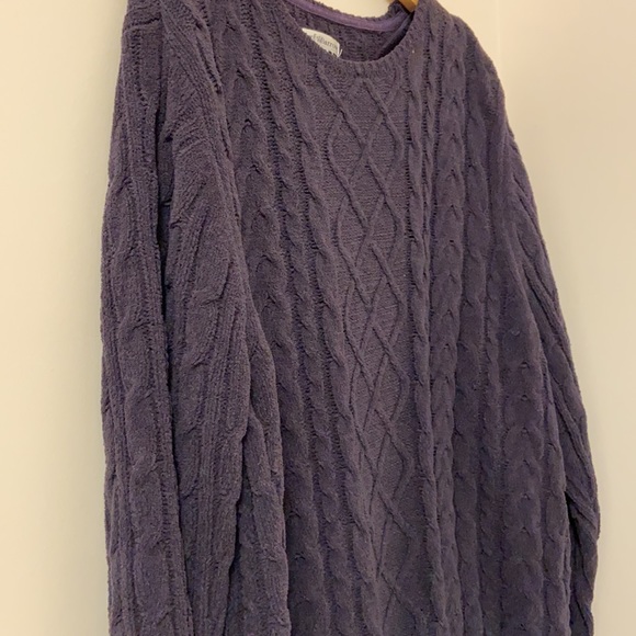 Croft & Barrow women’s sweater. Eggplant colour. Size: XL - Picture 2 of 4